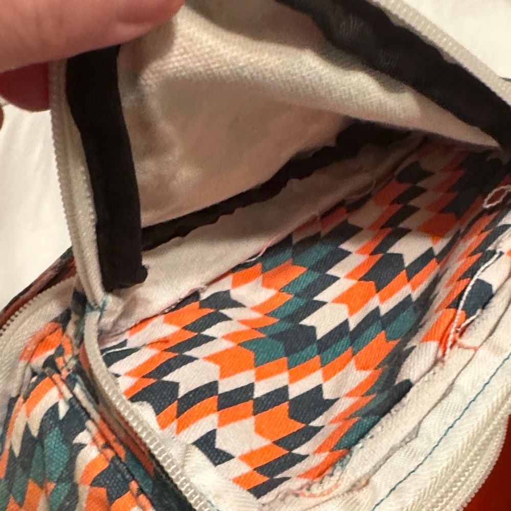 Kavu Geometric Belt Bag - Orange, Green, Black - Picture 6 of 8